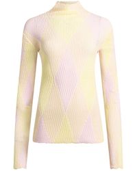 Burberry - Lightweight Multicolor Turtleneck Sweater - Lyst