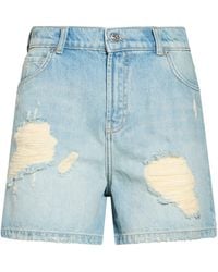 Halfboy - Denim Shorts Organic Cotton, Elastane - Lyst