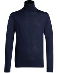 PAOLO RAGAZZINI - Midnight Turtleneck Wool - Lyst