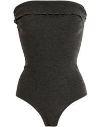 Brunello Cucinelli - Cashmere Bodysuit Cashmere, Viscose, Polyester - Lyst