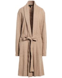 Lardini - Camel Cardigan Alpaca Wool, Polyamide - Lyst