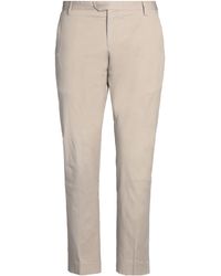 VIACARACCIOLO - Khaki Pants Cotton, Elastane - Lyst