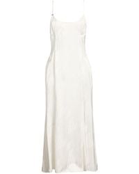 The Attico - Ivory Maxi Dress Viscose - Lyst