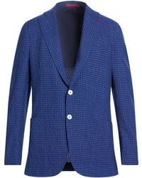 Isaia - Blazer Wool, Silk, Linen, Elastane - Lyst
