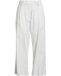 Myths - Light Pants Cotton, Polyester, Linen, Elastane - Lyst