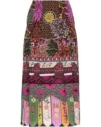 Valentino Garavani - Midi Skirt - Lyst