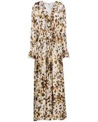 MSGM - Maxi Dress Viscose - Lyst