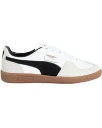 PUMA - Palermo Logo-tab Suede Low-top Trainers - Lyst
