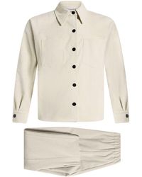 Shirtaporter - Ivory Suit Polyester, Nylon, Elastane - Lyst