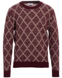 PT Torino - Burgundy Sweater Virgin Wool, Cashmere - Lyst