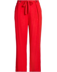 B.yu - Pants Viscose, Linen - Lyst