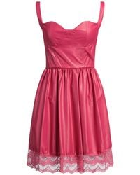 Marc Ellis - Fuchsia Mini Dress Polyester - Lyst