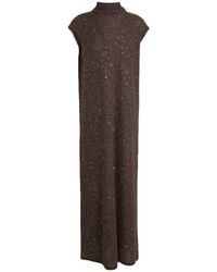 Gentry Portofino - Midi Dress Alpaca Wool, Mohair Wool, Viscose, Polyamide, Polyester - Lyst