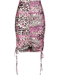 W Les Femmes By Babylon - Midi Skirt Polyamide, Elastane - Lyst