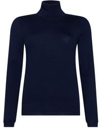 Malo - Midnight Turtleneck Virgin Wool - Lyst