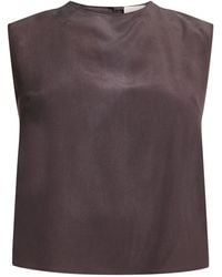 Alysi - Top Silk - Lyst