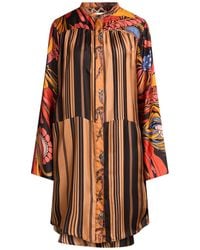 La Prestic Ouiston - Mini Dress Silk - Lyst