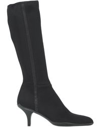 Prada Linea Rossa Knee Boots - Black