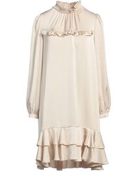 See By Chloé - Ivory Mini Dress Polyester - Lyst