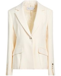 SIMONA CORSELLINI - Blazer Viscose, Polyester, Elastane - Lyst