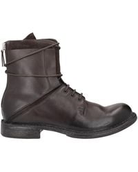 Moma - Dark Ankle Boots Calfskin - Lyst