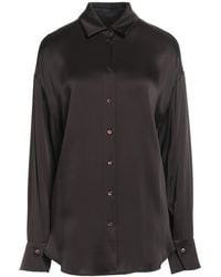 LAPOINTE - Dark Shirt Acetate, Viscose - Lyst