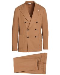 Manuel Ritz - Camel Suit Virgin Wool, Elastane - Lyst