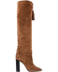 Saint Laurent Stivali - Marrone