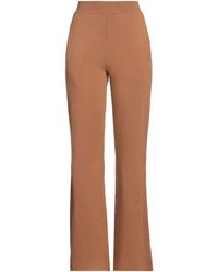 Alberta Ferretti - Camel Pants Virgin Wool, Cashmere, Polyamide, Elastane - Lyst
