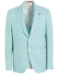 Isaia - Blazer Linen, Wool, Silk - Lyst