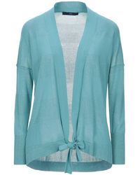 Blue Les Copains - Cardigan - Lyst