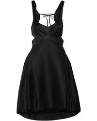 Halston Knielanges Kleid - Schwarz
