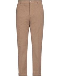 Daniele Alessandrini - Camel Pants Cotton, Polyester, Viscose, Elastane - Lyst