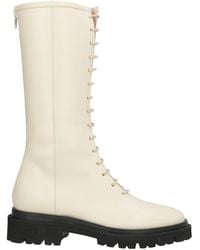 Ilio Smeraldo - Ivory Boot Leather - Lyst