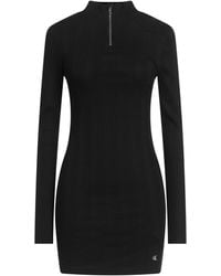 Calvin Klein - Mini Dress Cotton, Elastane - Lyst