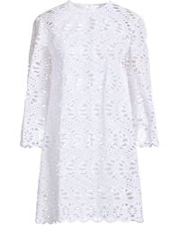 Giambattista Valli - Mini Dress Cotton - Lyst