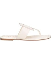 Roger Vivier - Ivory Thong Sandal Leather - Lyst