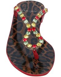 dolce and gabbana on my flip flops