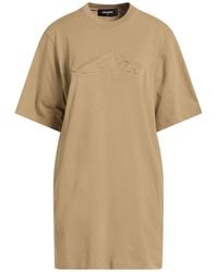 DSquared² - Sand Mini Dress Cotton - Lyst