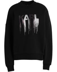 Karl Lagerfeld - Sudadera con aplique del logo - Lyst