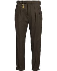 Manuel Ritz - Dark Pants Virgin Wool, Viscose, Polyester, Elastane - Lyst