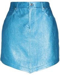 Alexandre Vauthier - Mini Skirt Lambskin - Lyst