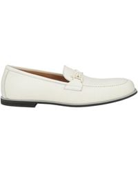 Baldinini - Cream Loafers Leather - Lyst
