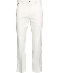 Messagerie - Ivory Pants Linen, Viscose, Elastane - Lyst