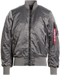 Alpha Industries - Charcoal Jacket Nylon - Lyst