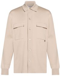 Agnona - Cardigan Cotton, Silk, Polyamide, Brass - Lyst