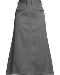 MM6 by Maison Margiela - Midi Skirt Polyester, Virgin Wool, Elastane - Lyst