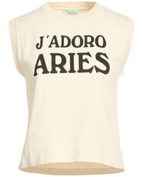 Aries - T-Shirt Cotton - Lyst