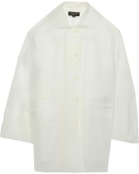 Burberry Overcoat - White