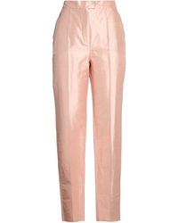 Max Mara - Blush Pants Silk - Lyst